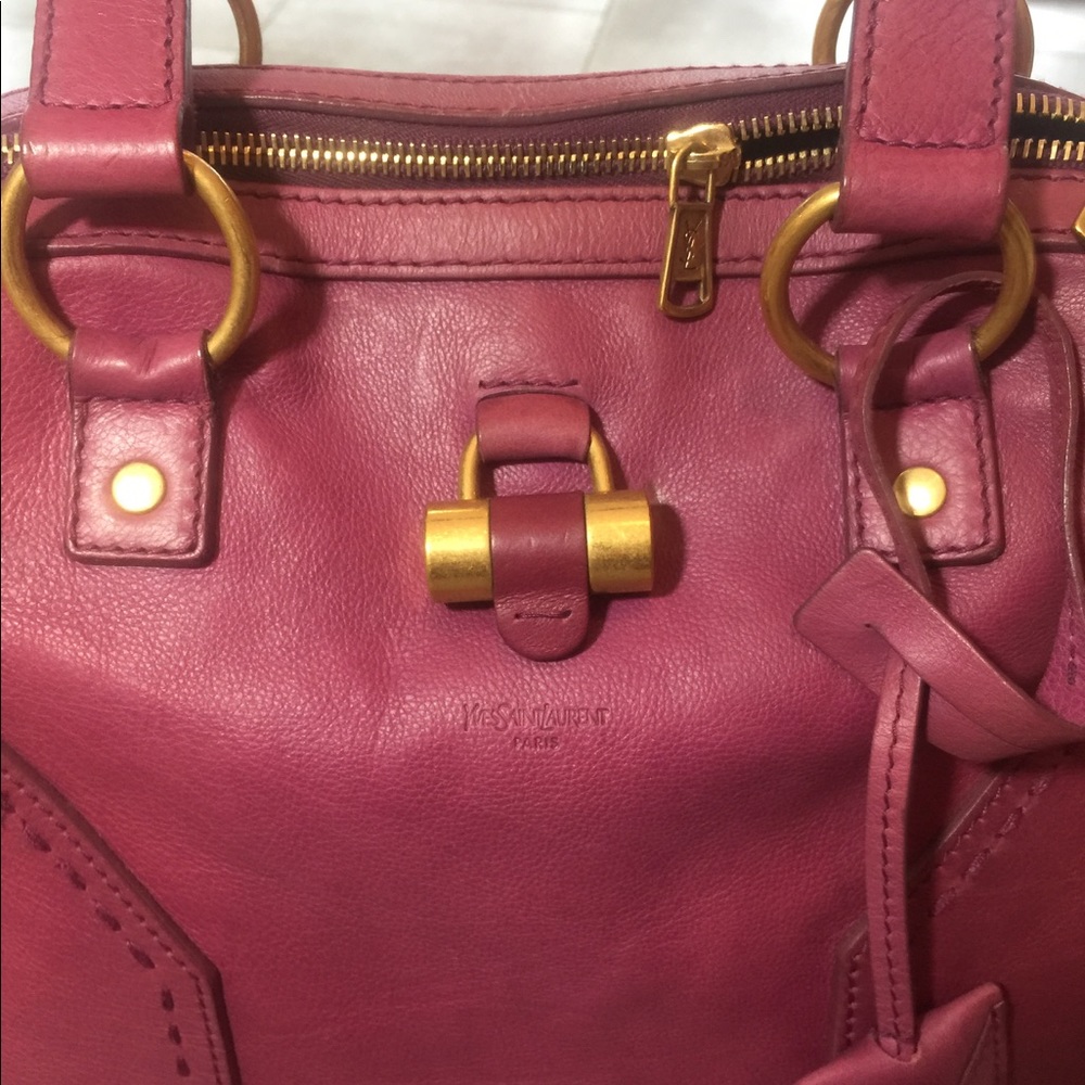 YSL, large Muse handbag.